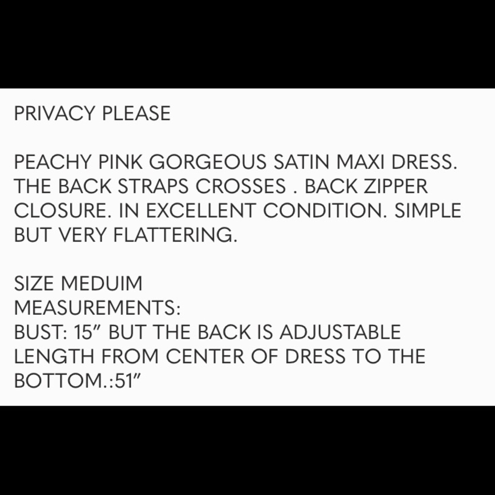 PRIVACY PLEASE MAUVE SATIN CROSSED BACK MAXI - Picture 6 of 6
